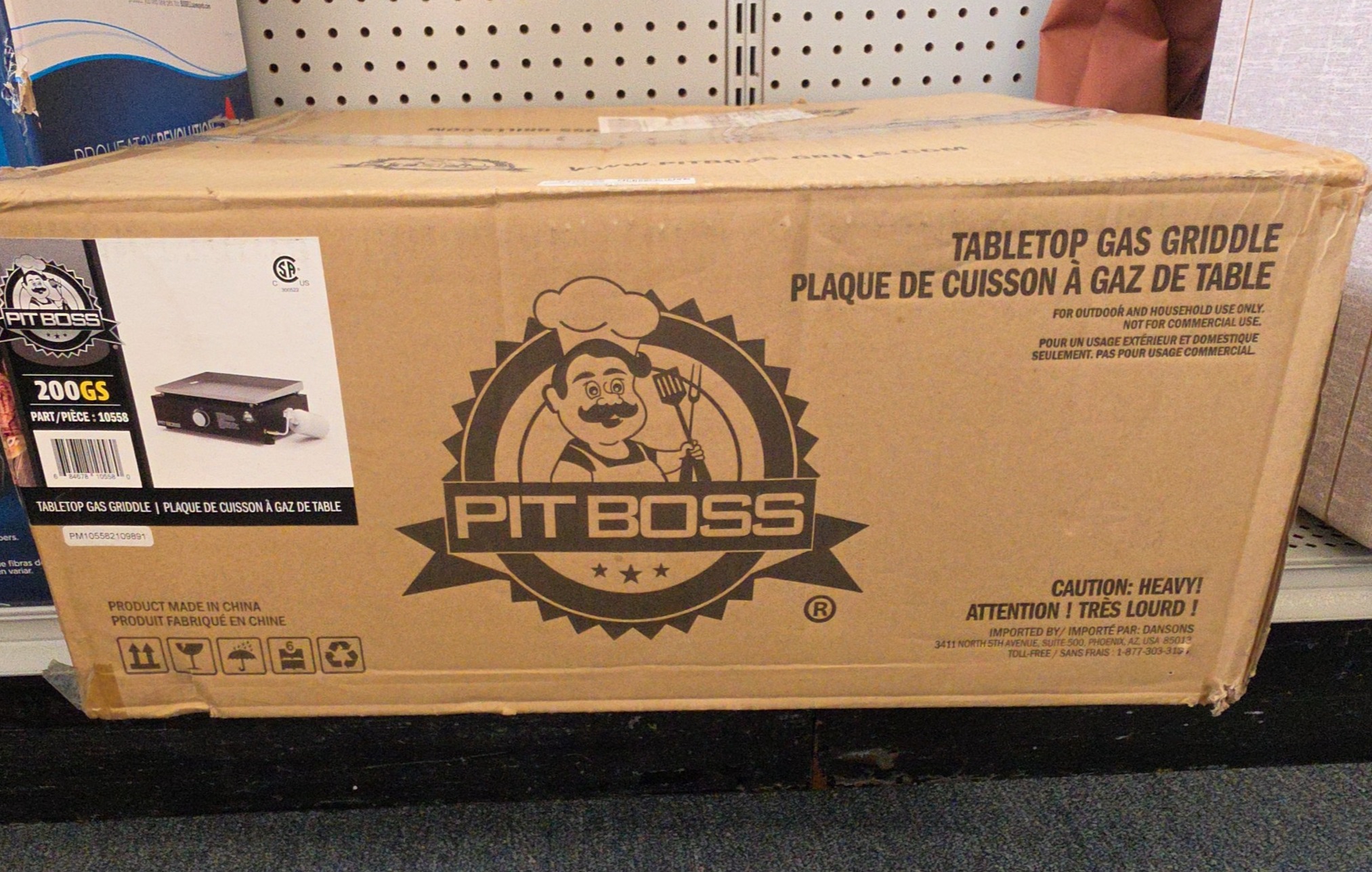 GRILL: PITT BOSS MODEL 200GS, SERIAL NUMBER N/A NEW IN OPEN BOX