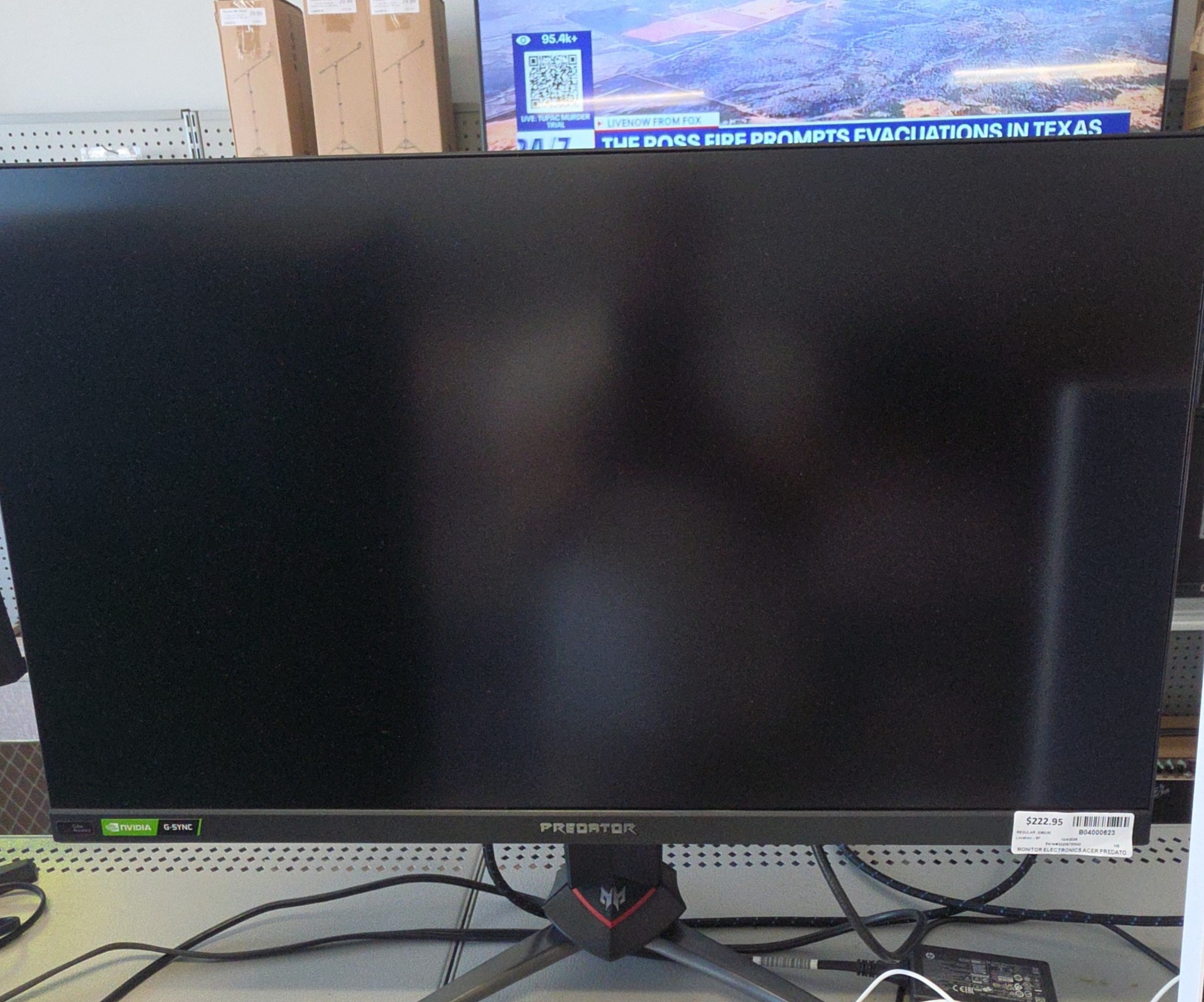 MONITOR ELECTRONICS ACER PREDATOR XB273, #32209733342; ACER PREDATOR GAMING MONITOR