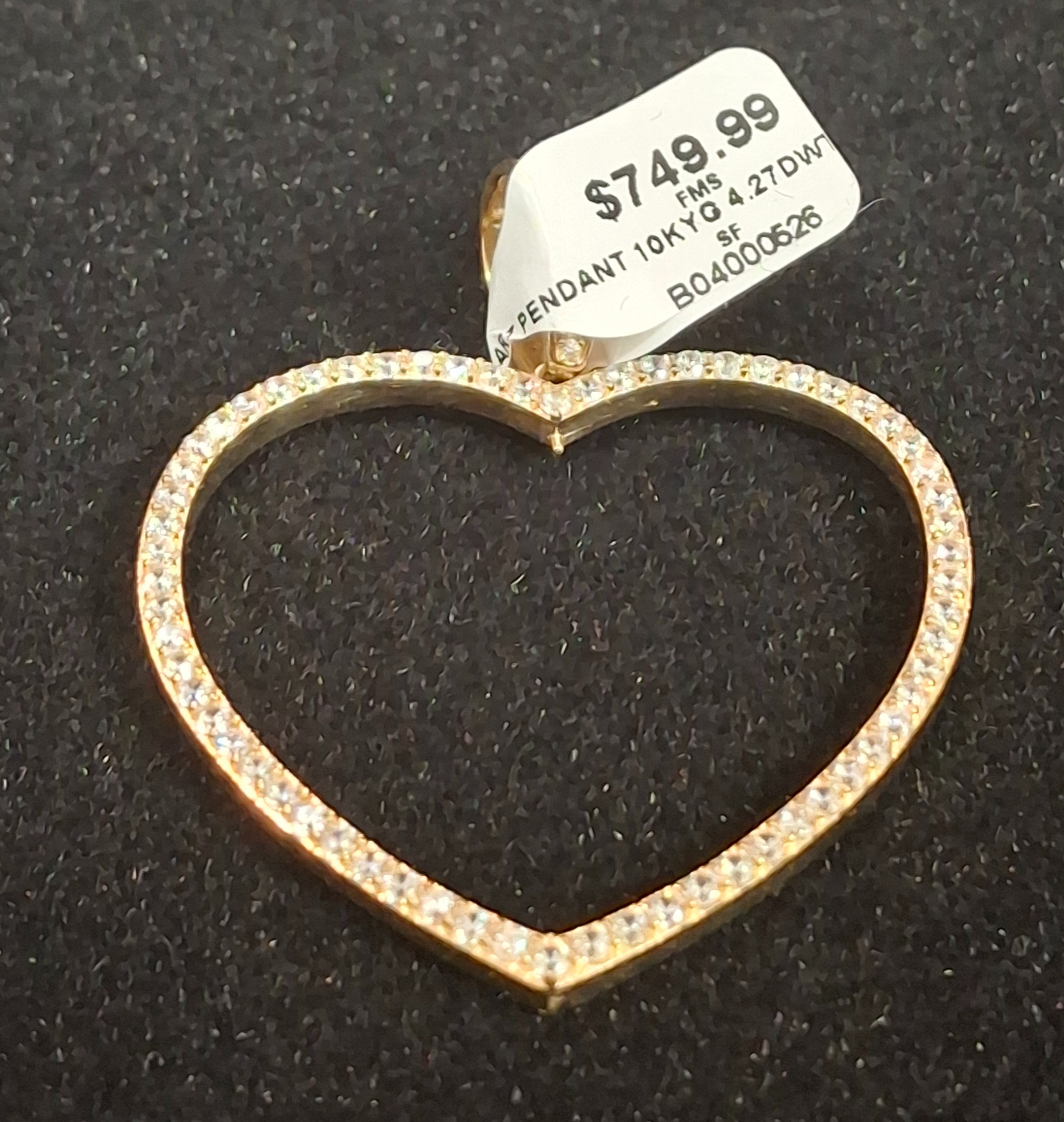 GOLD PENDANT: 4.27DWT 10K-Y/G