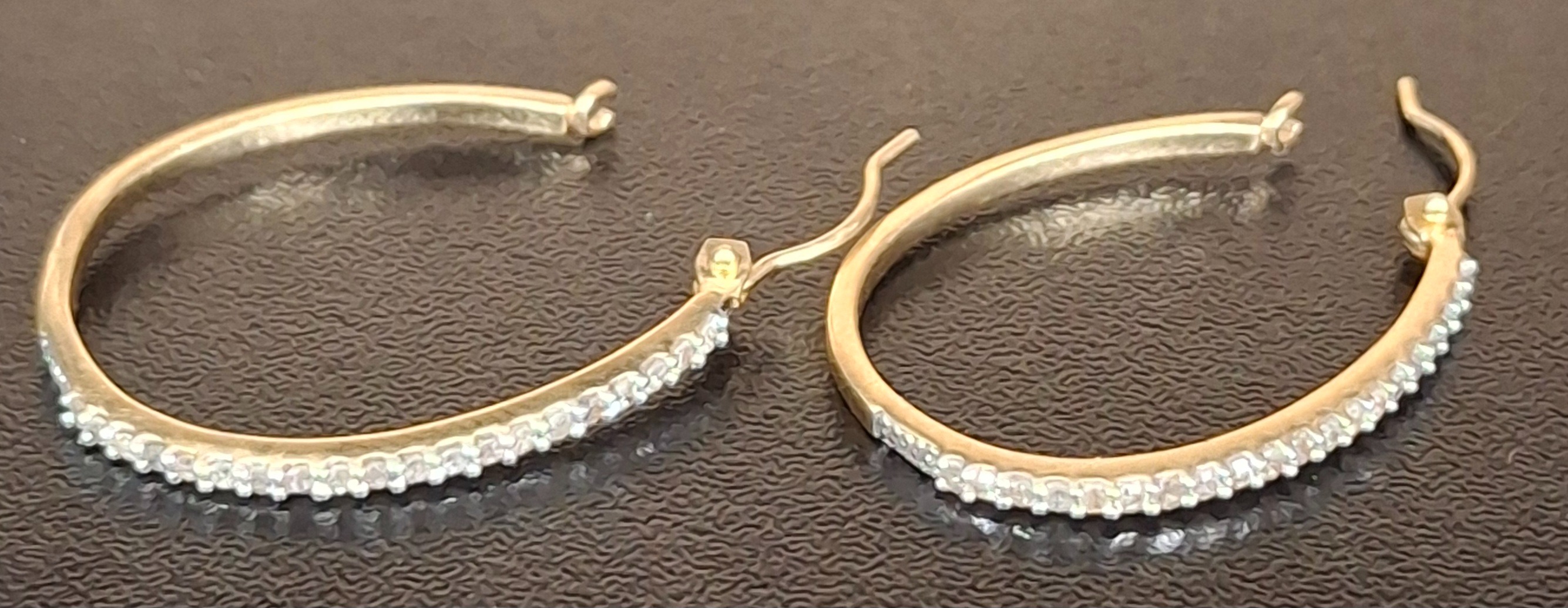 GOLD EARRINGS: 1.7DWT 14K-Y/G