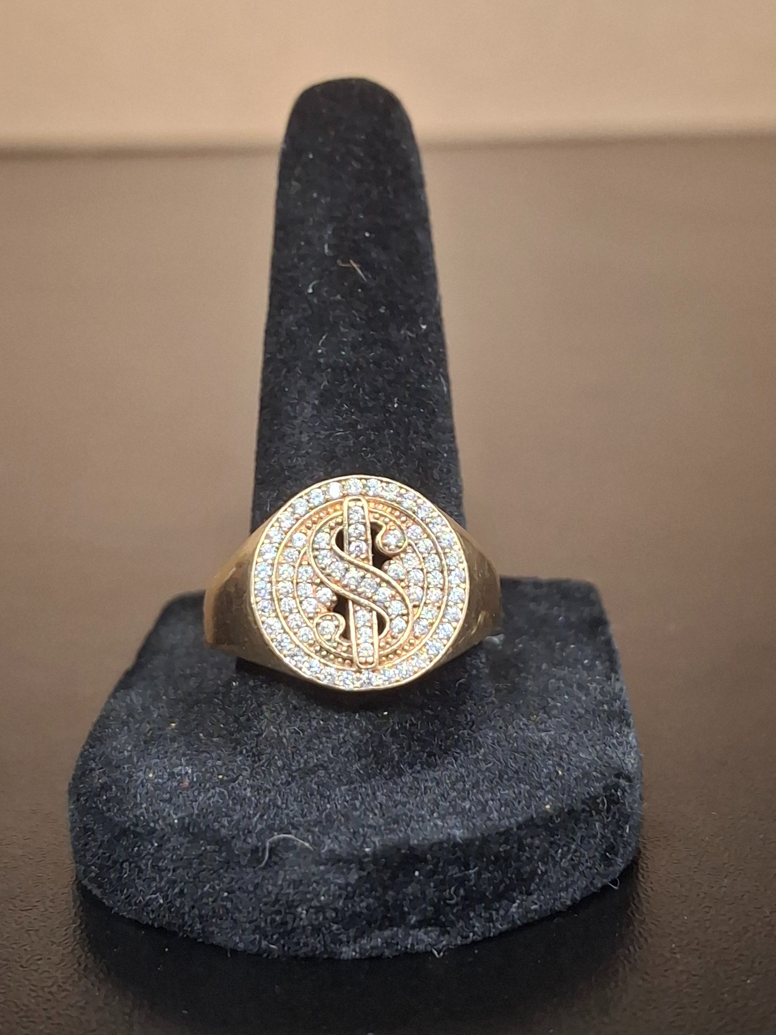 LADY'S GOLD RING: NA MODEL NA: 2.78DWT 10K-Y/G