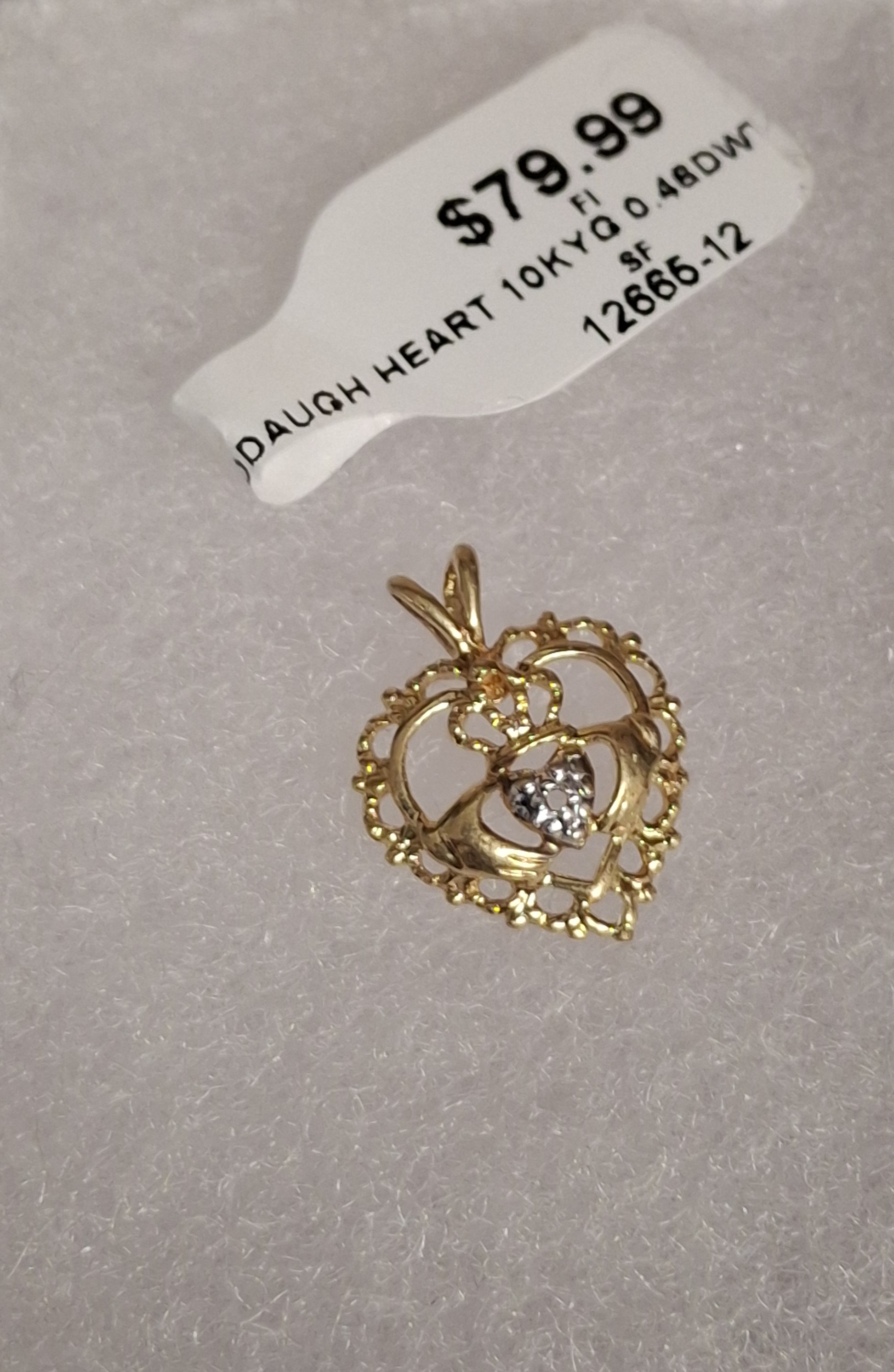 GOLD NECKLACE: NA MODEL NA: 0.46DWT 10K-Y/G