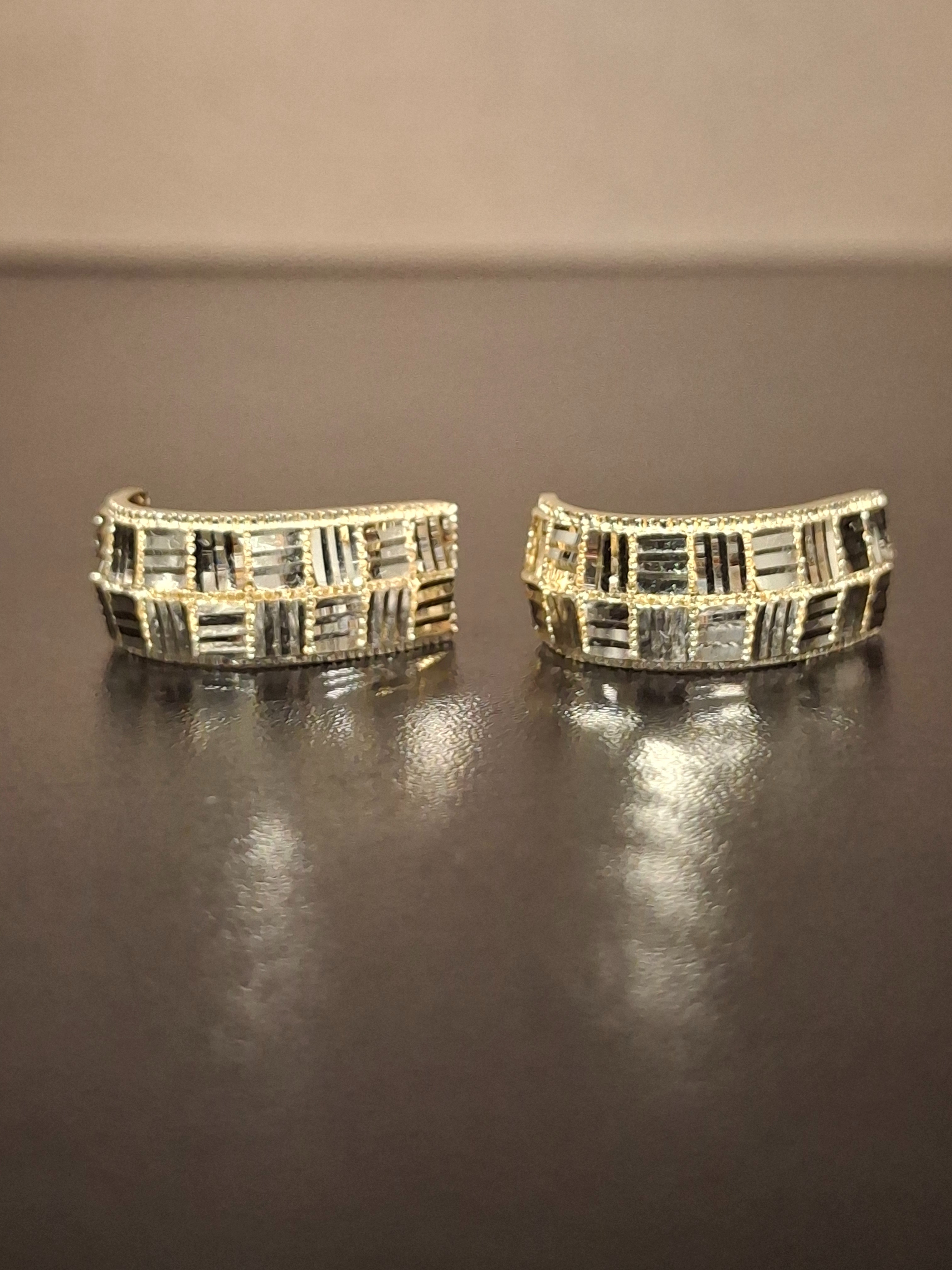 GOLD EARRINGS: NA MODEL NA: 3.27DWT 14K-Y/G