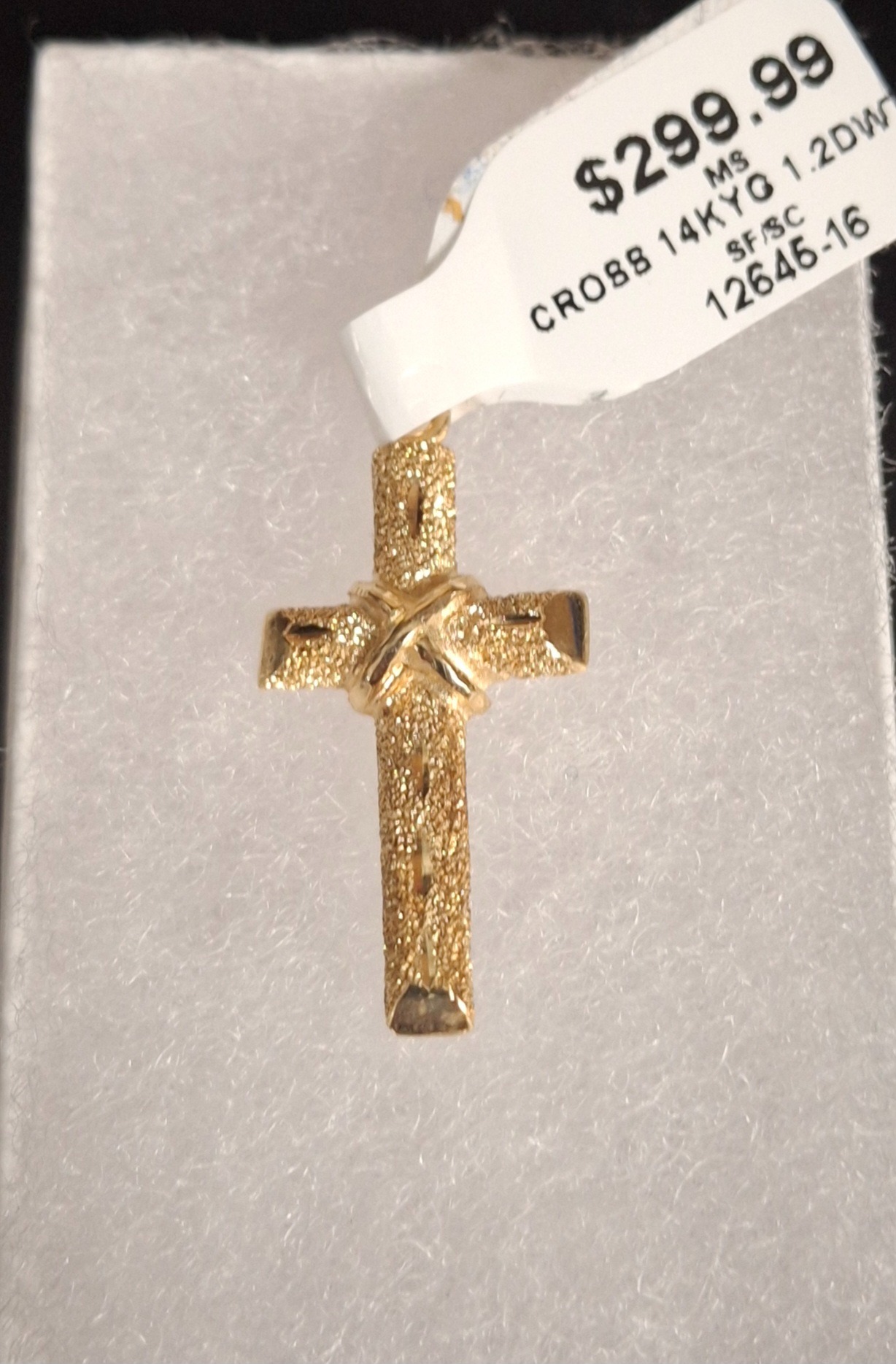 GOLD PENDANT: NA MODEL NA: 1.2DWT 14K-Y/G