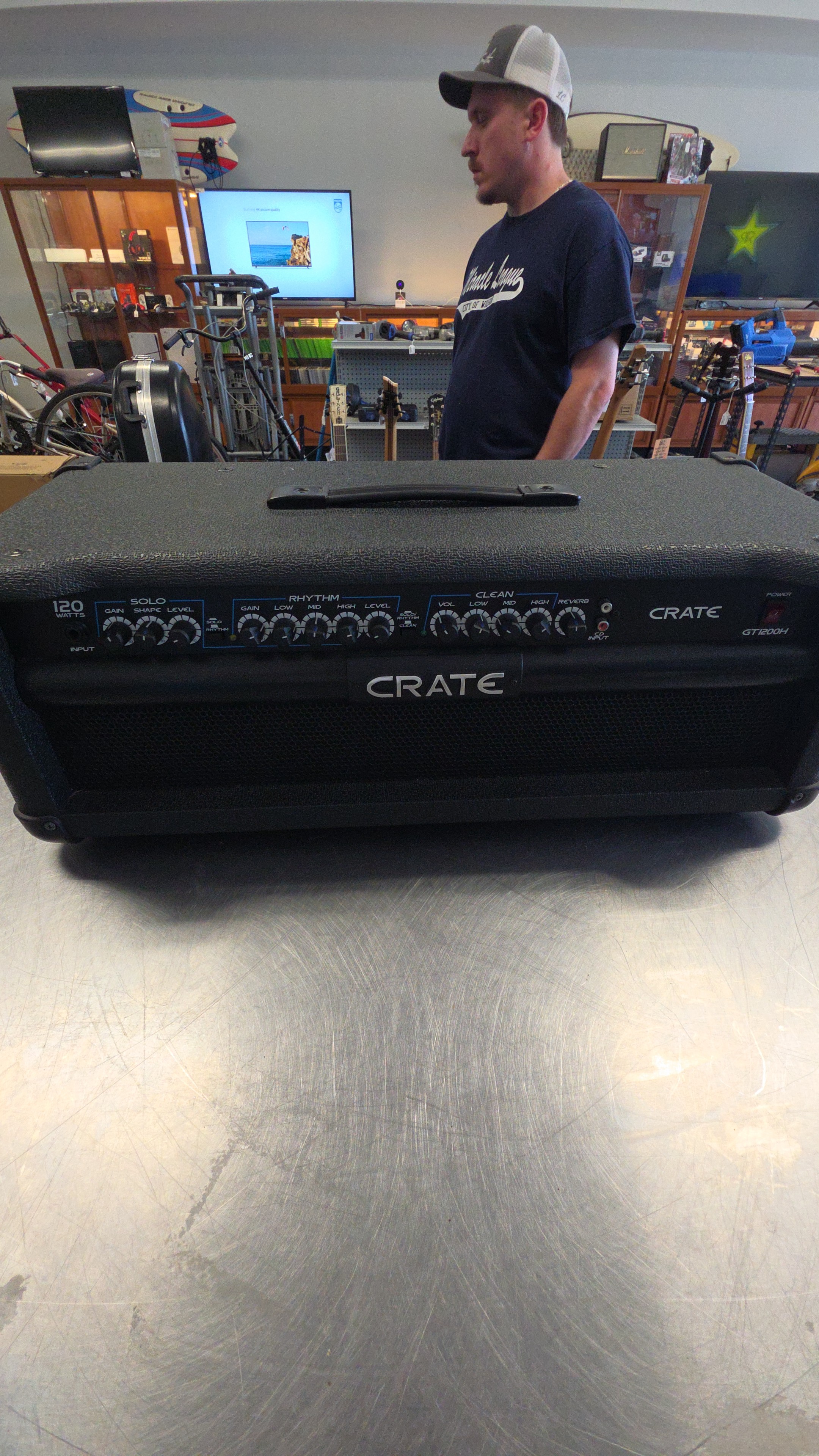 CRATE GT1200H Crate GT1200H, 120 watt amp head - Good