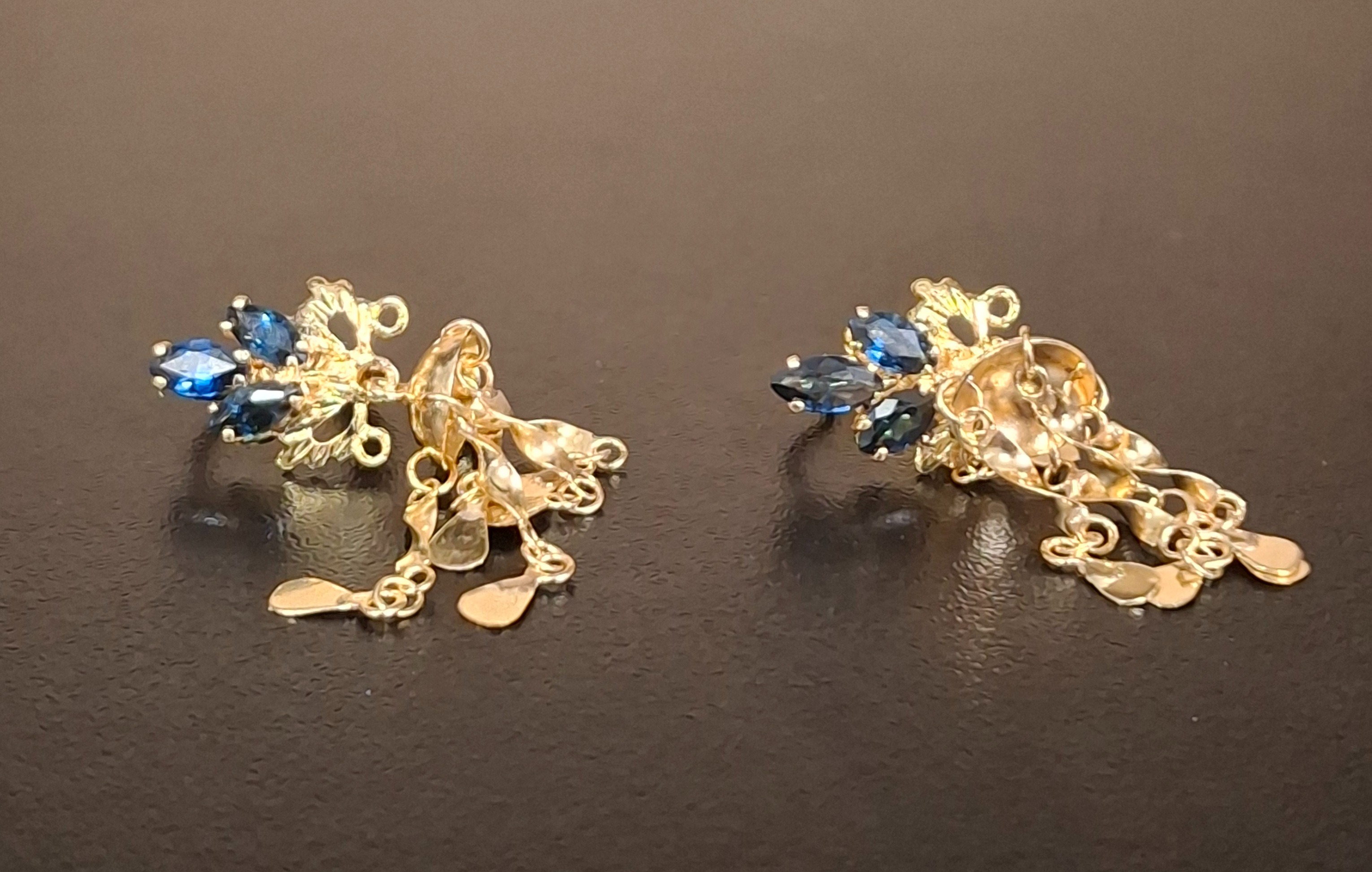 GOLD EARRINGS: NA MODEL NA: 2.71DWT 14K-Y/G