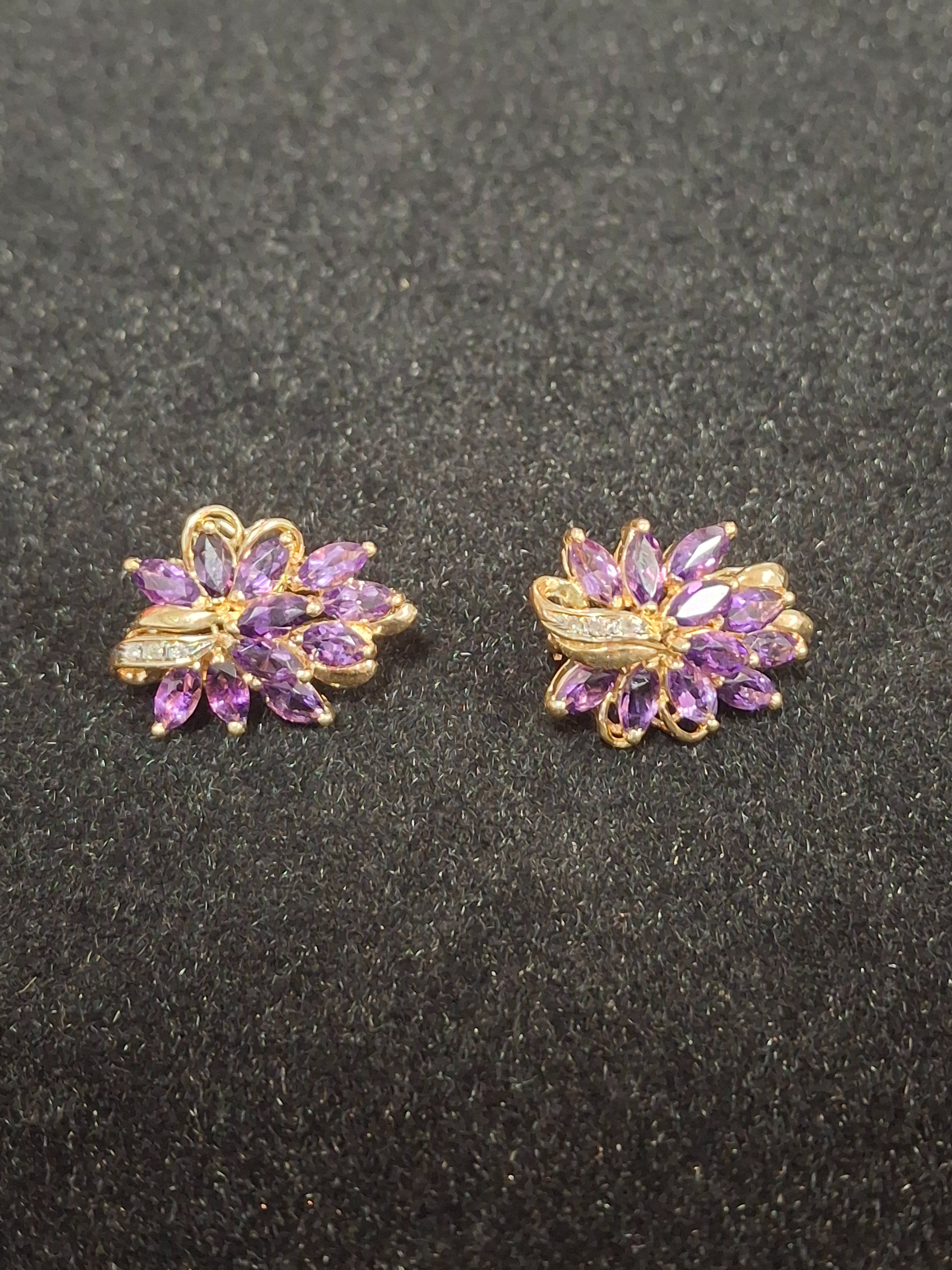 GOLD EARRINGS: NA MODEL NA: 4.93DWT 14K-Y/G