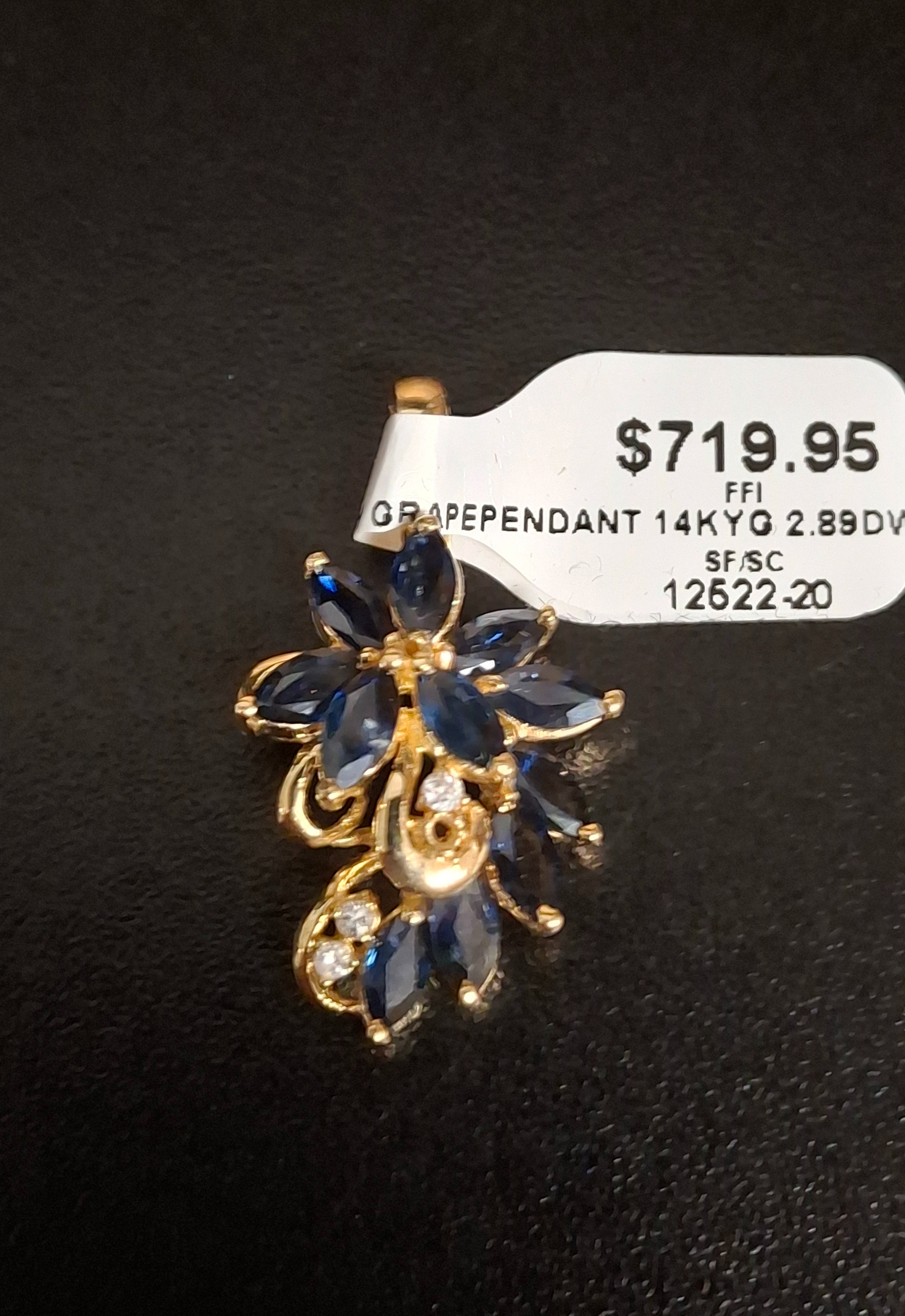 GOLD PENDANT: NA MODEL NA: 2.89DWT 14K-Y/G