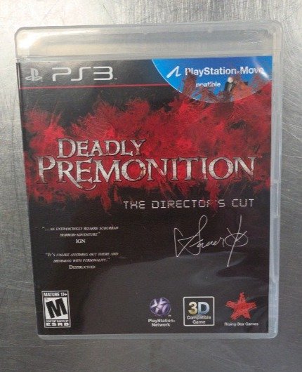Sony PS3 Deadly Premonition: The Director's Cut Video Game Good