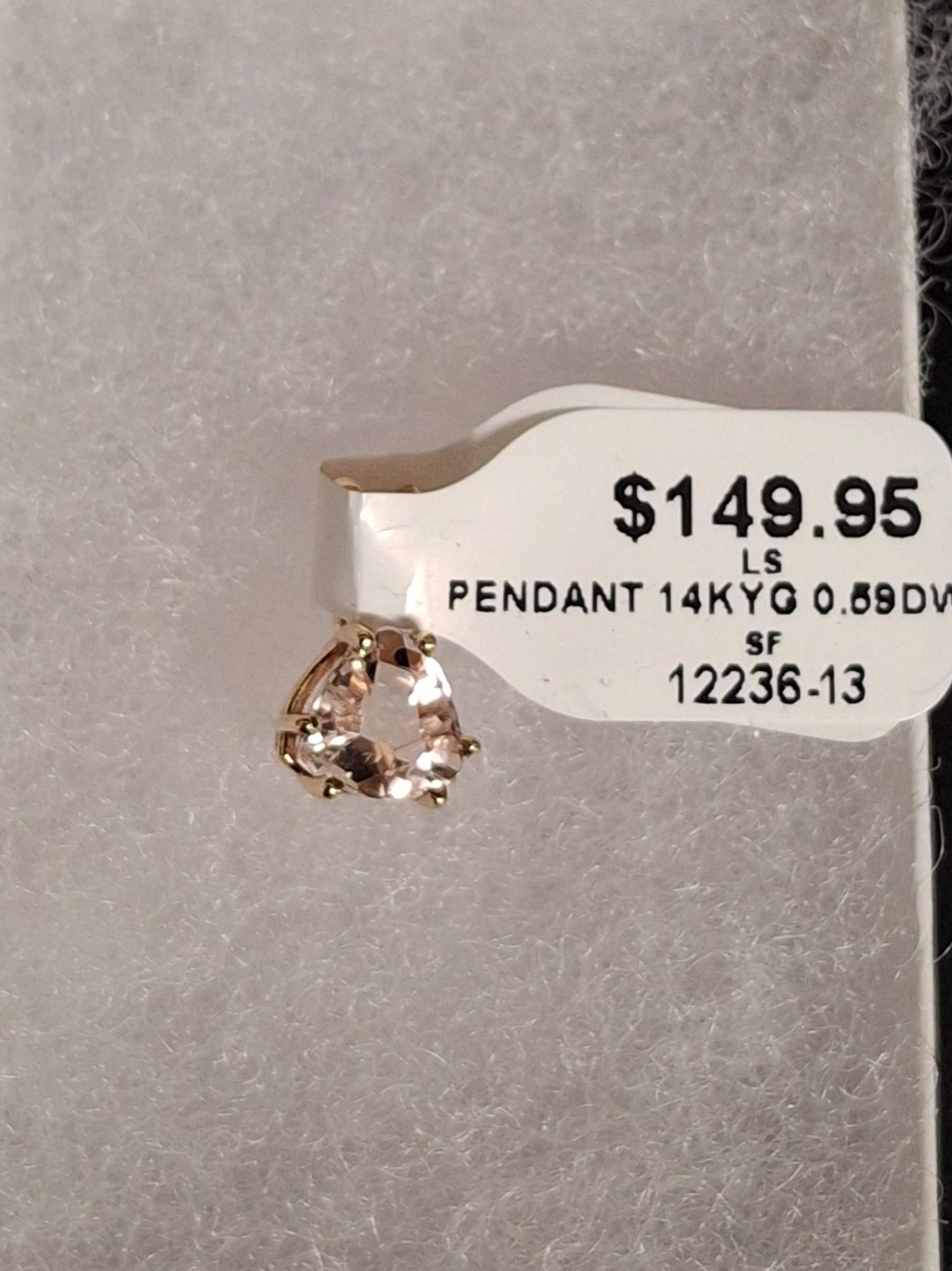 Pendant: NA MODEL NA: 0.59DWT 14K-Y/G