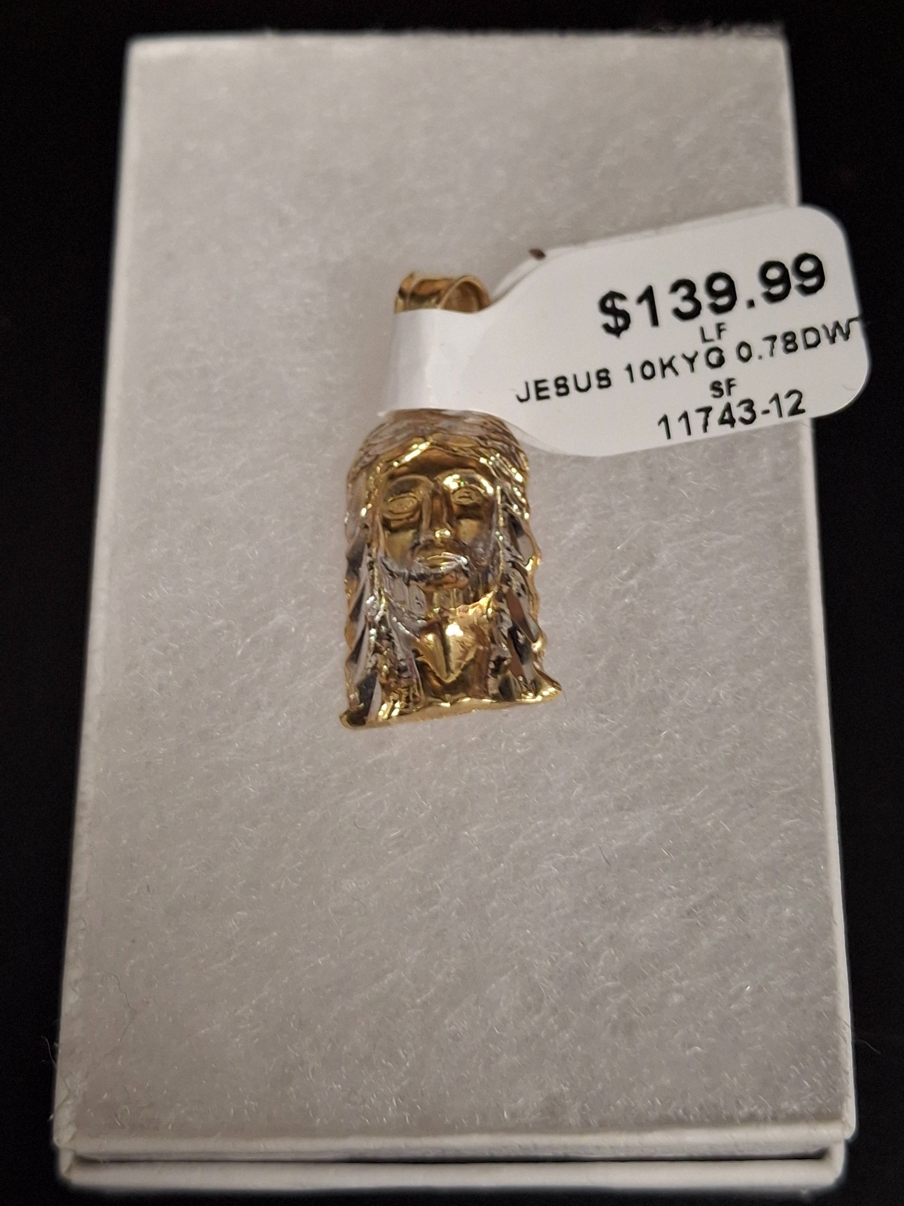 Jesus pendant: NA MODEL NA: 0.78DWT 10K-Y/G