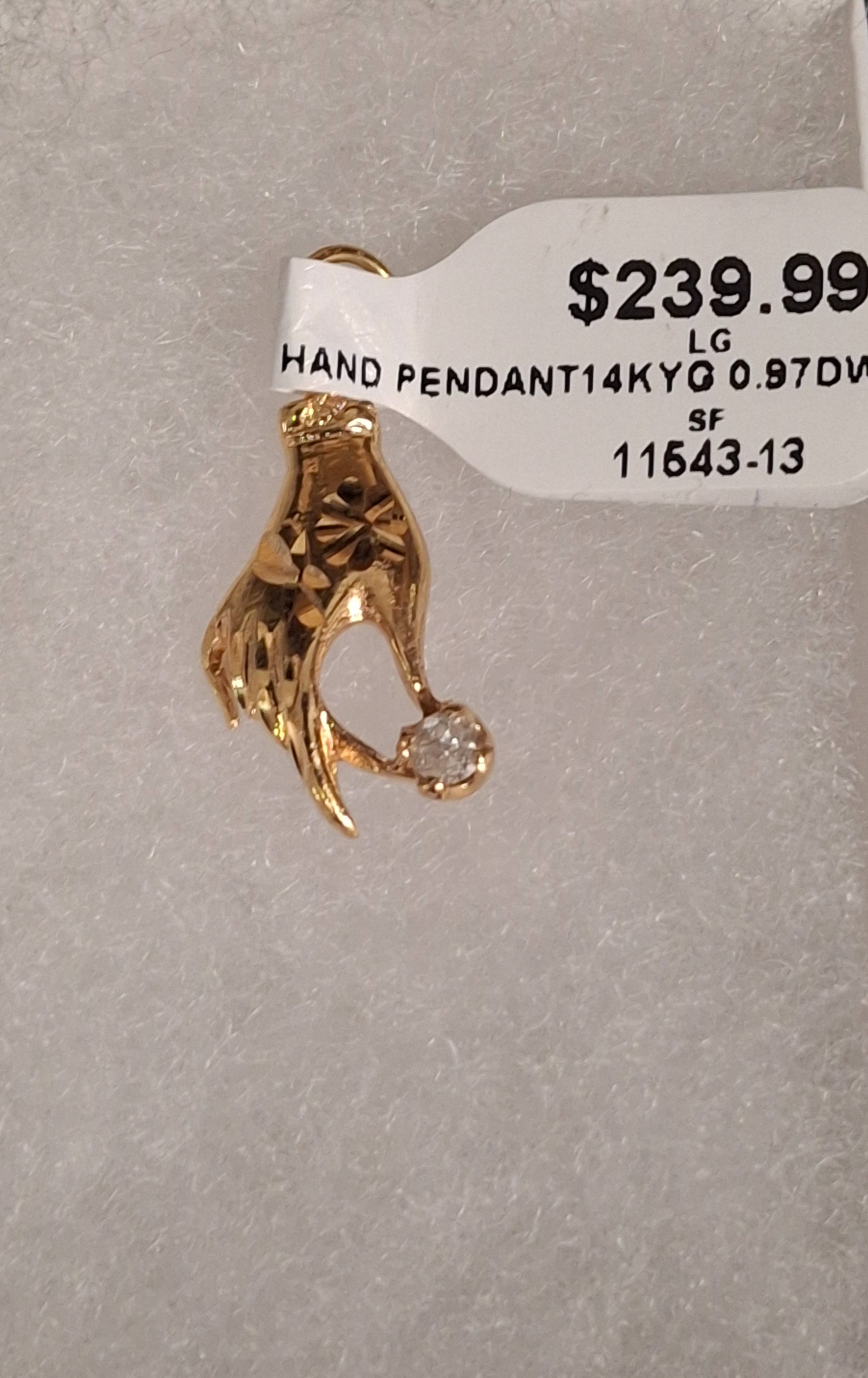 LADY'S GOLD RING: NA MODEL NA: 0.97DWT 14K-Y/G