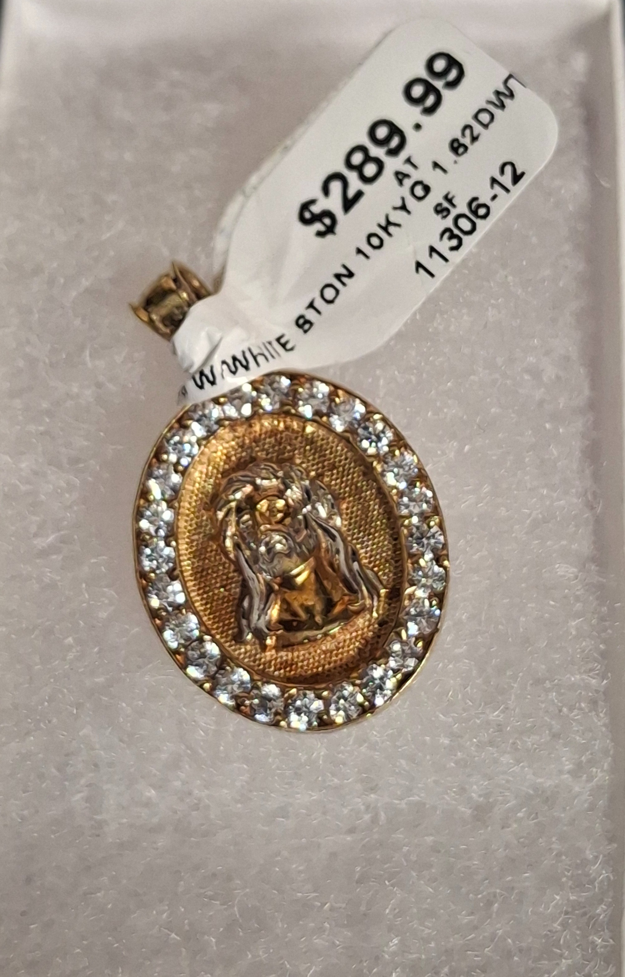 GOLD NECKLACE: 1.62DWT 10K-Y/G
