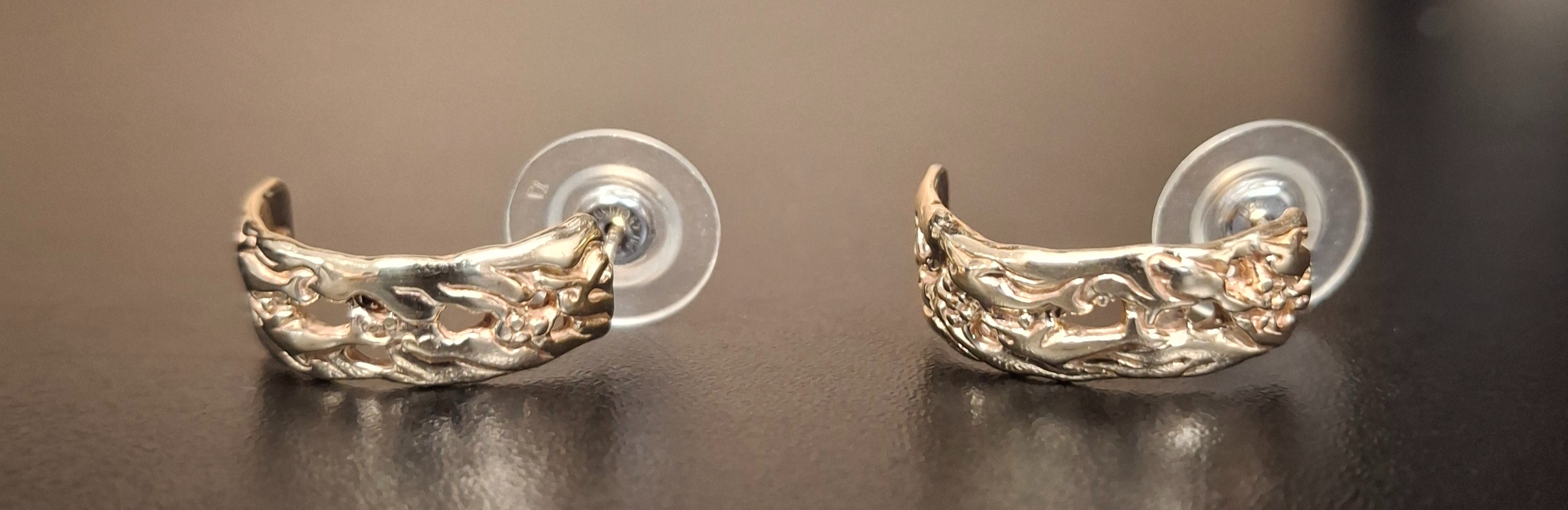 GOLD EARRINGS: NA MODEL NA: 4.06DWT 14K-Y/G