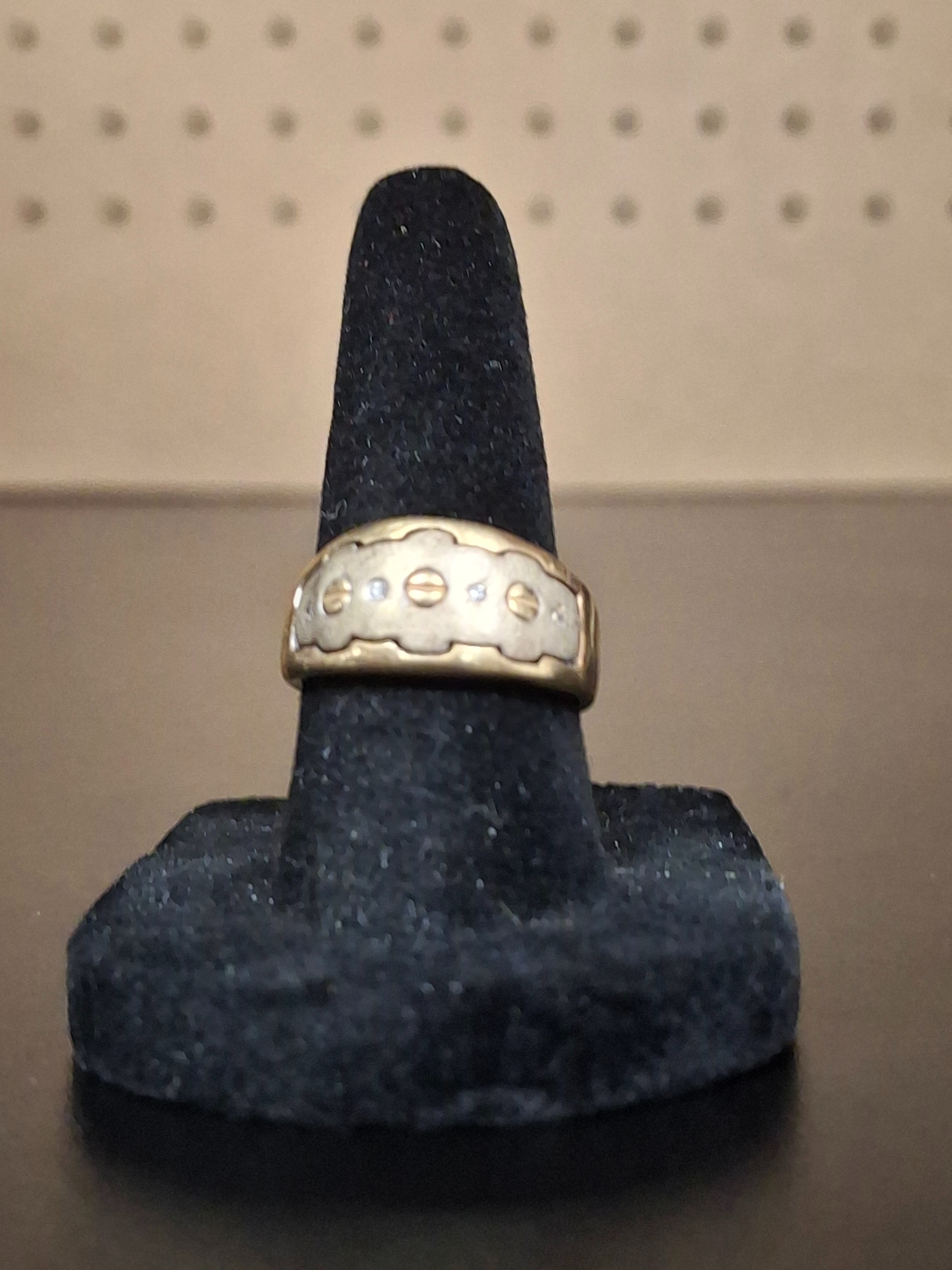WIDE BAND LDS RG GOLD RING: NA MODEL NA: 1.91DWT 14K-Y/G