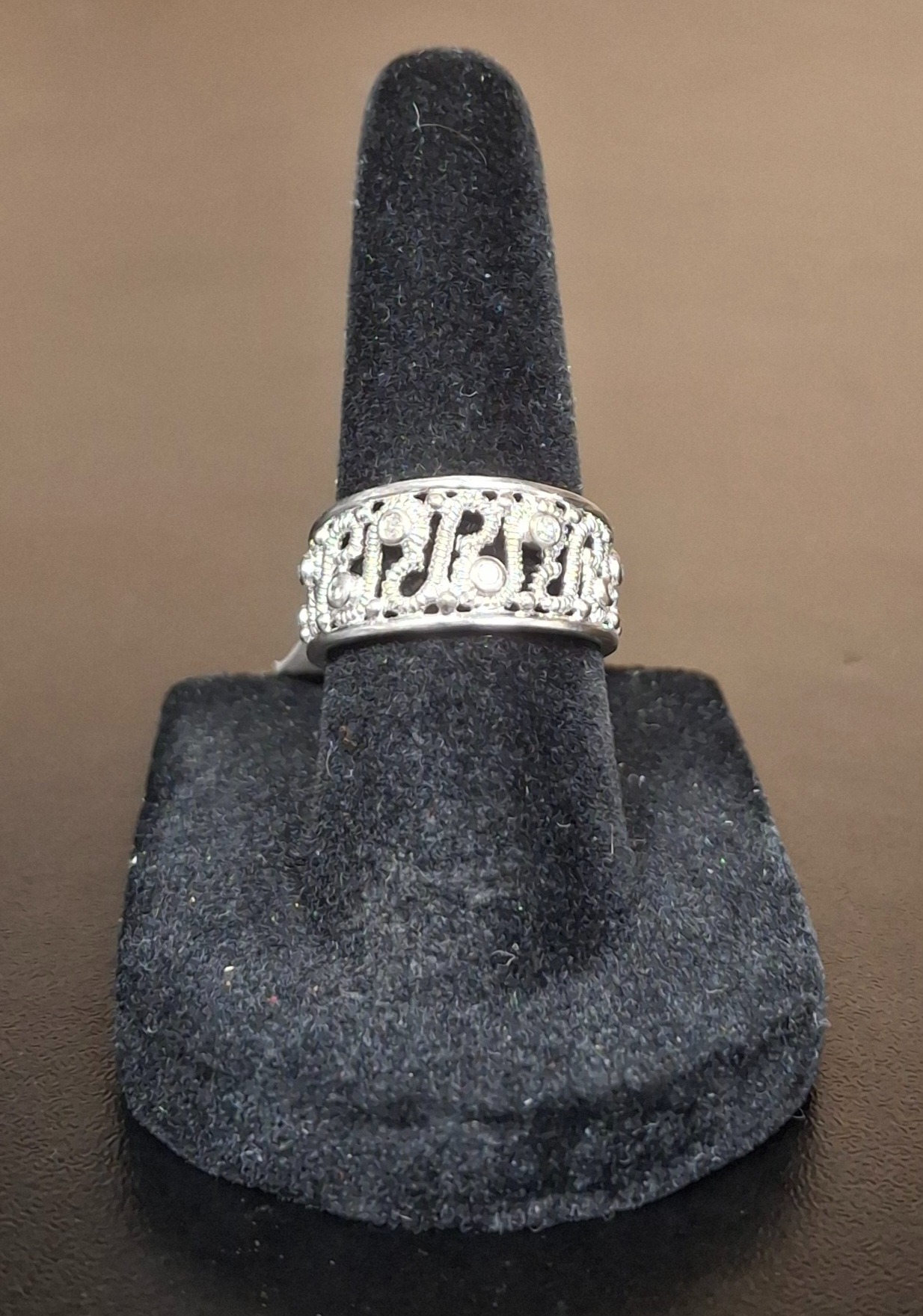 LADY'S GOLD RING: 2.45DWT 14K-W/G