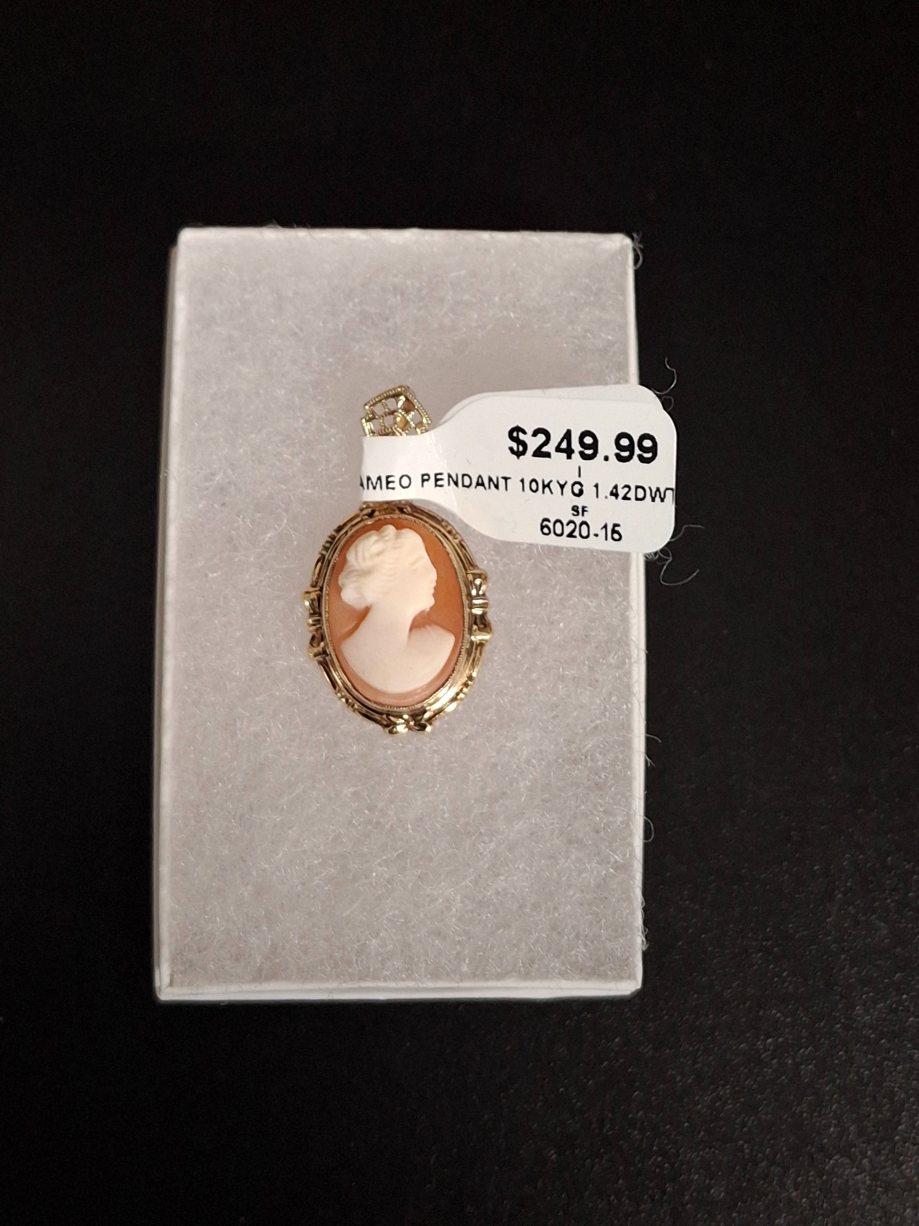 GOLD PENDANT: 1.42DWT 10K-Y/G