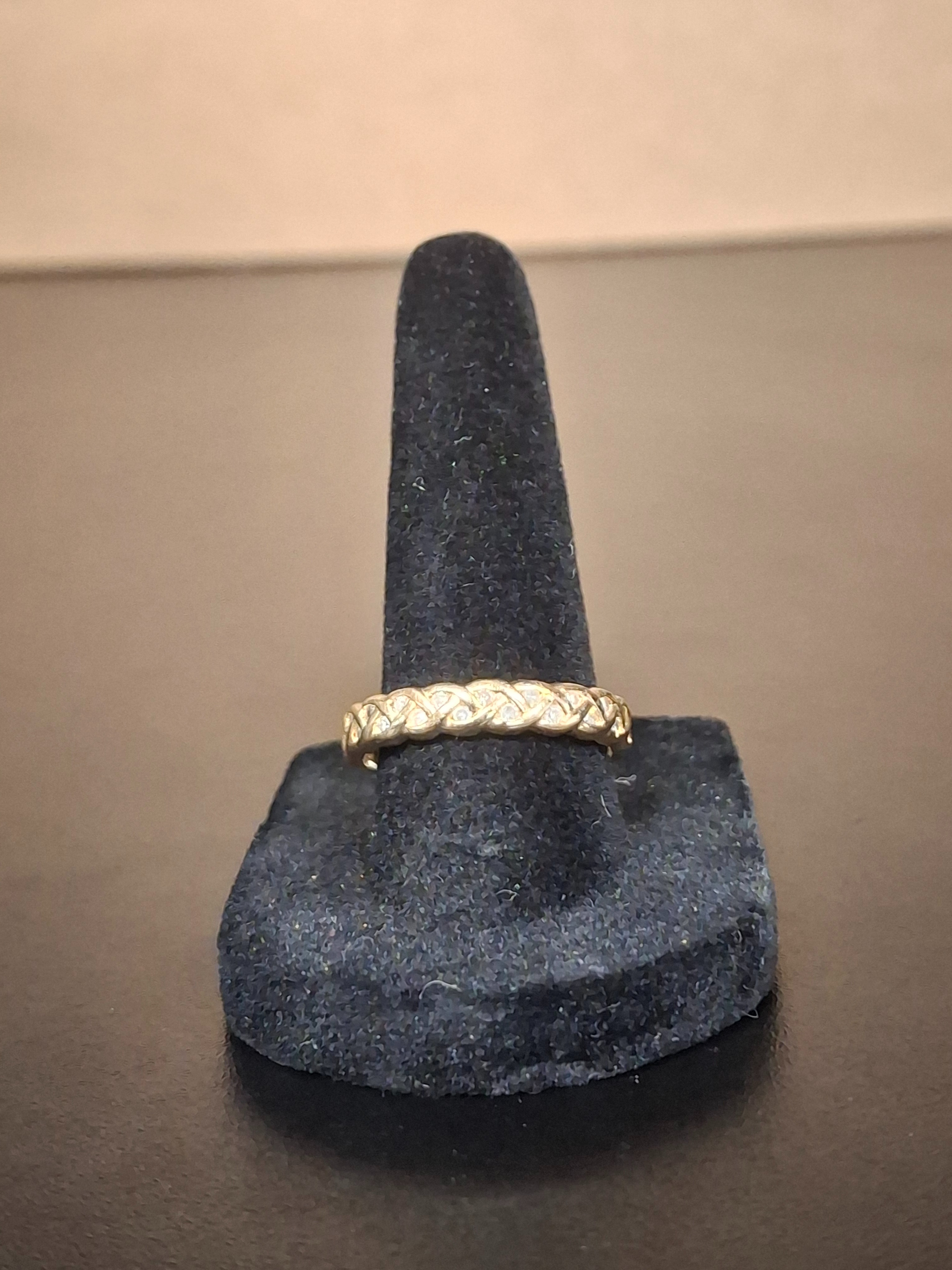 LADY'S GOLD RING: 2.33DWT 14K-Y/G