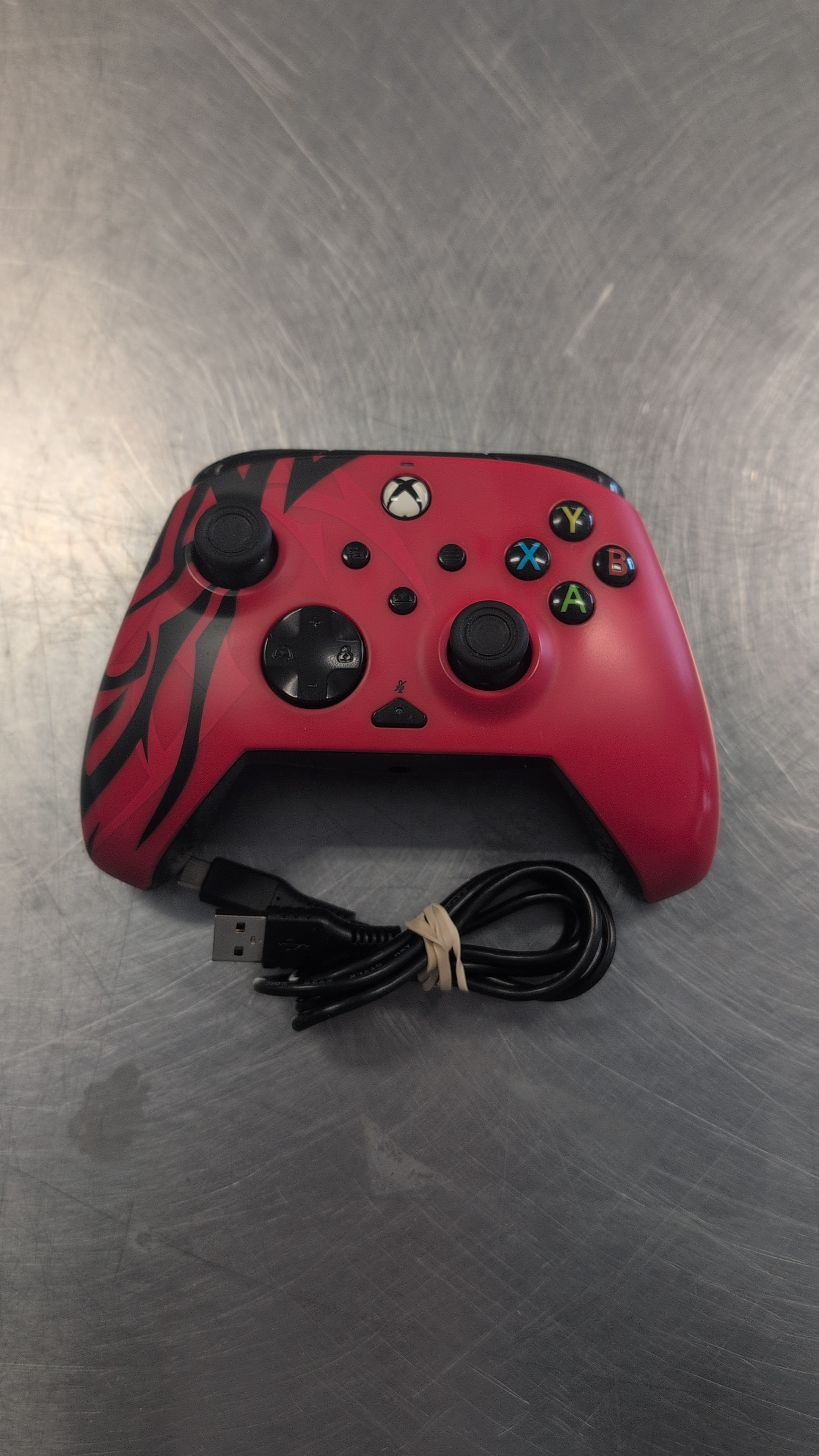VIDEO GAME CONTROLLER: SONY MODEL PS4 - CONTROLLER - WIRELESS - CUH-ZCT2U, SERIAL NUMBER 19216080013746, CAMO, CAMO WIRELESS CONTROLLER WITH USB CABLE