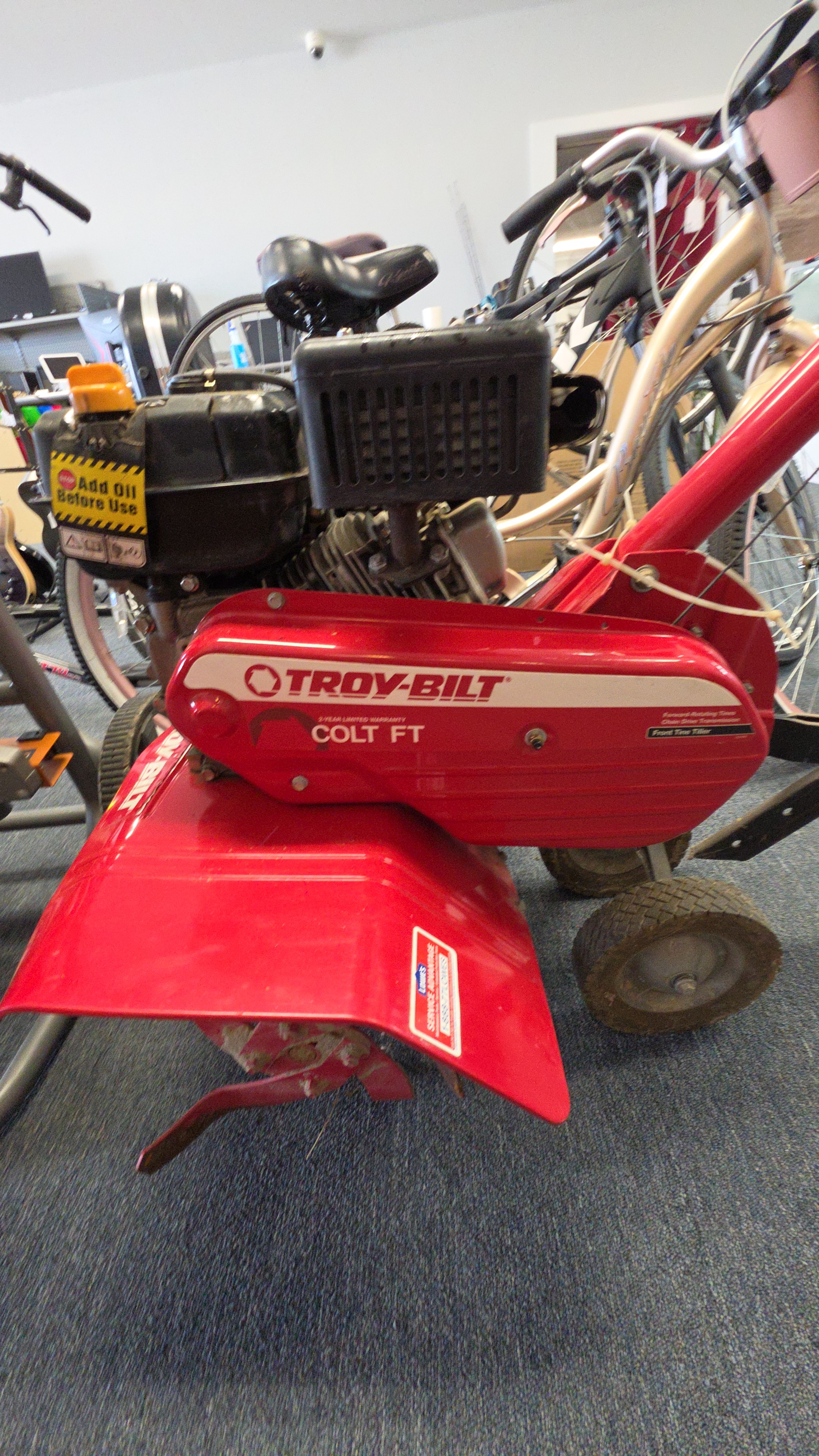 TILLER: TROY BILT MODEL 21B-34M8711